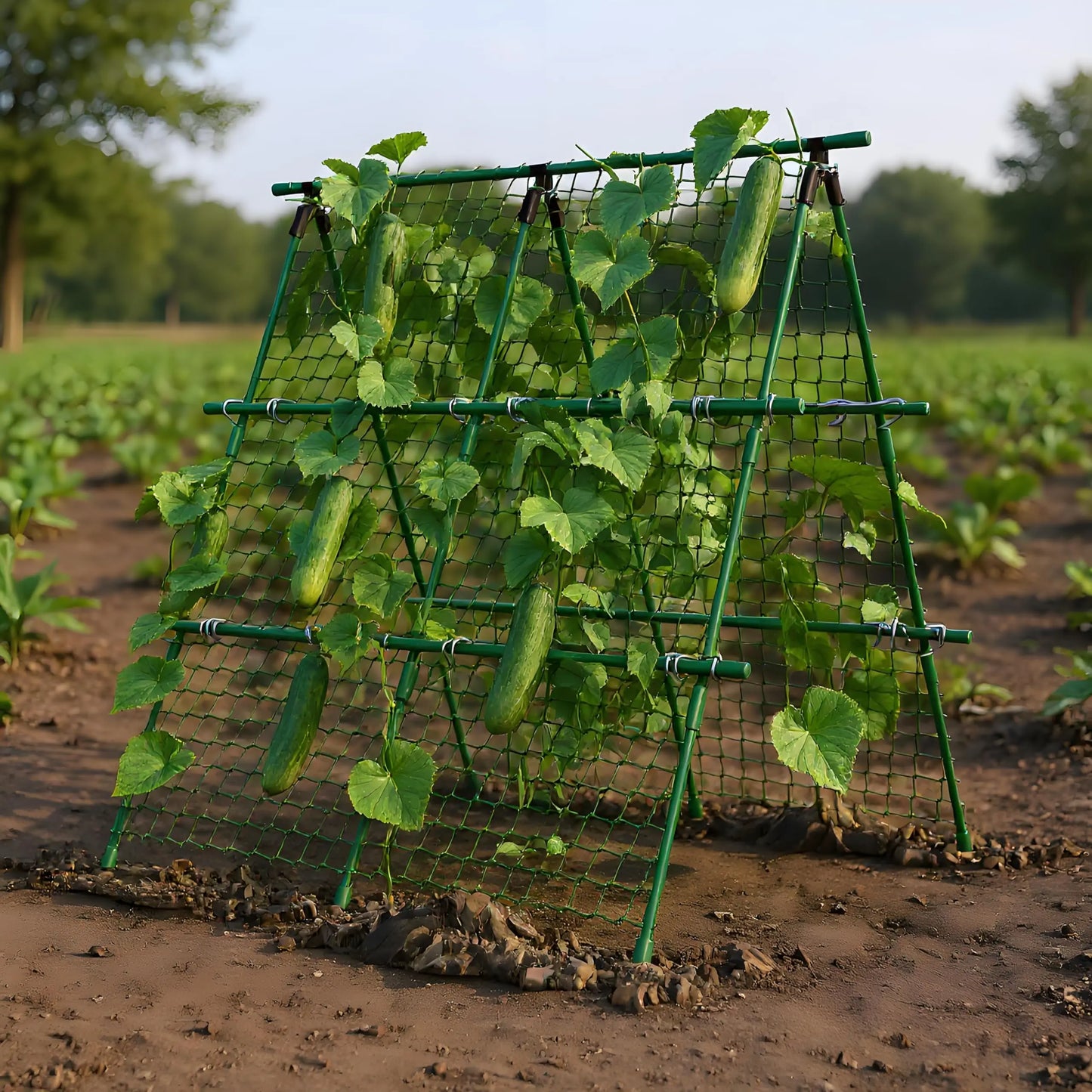 HiMISS Raised Bed Trellis A Frame Garden Support For Climbing