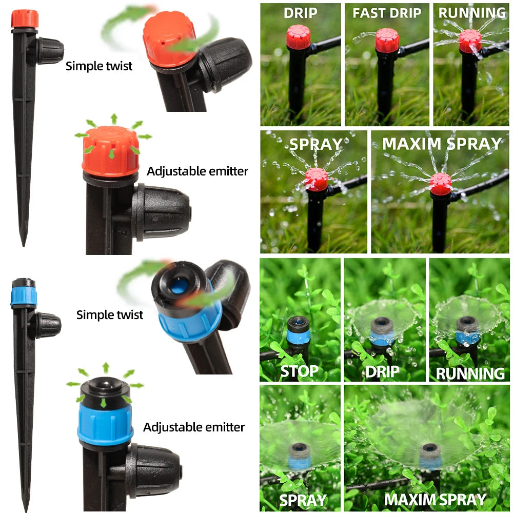Large Area Drip Irrigation Kit With Locking Fittings
