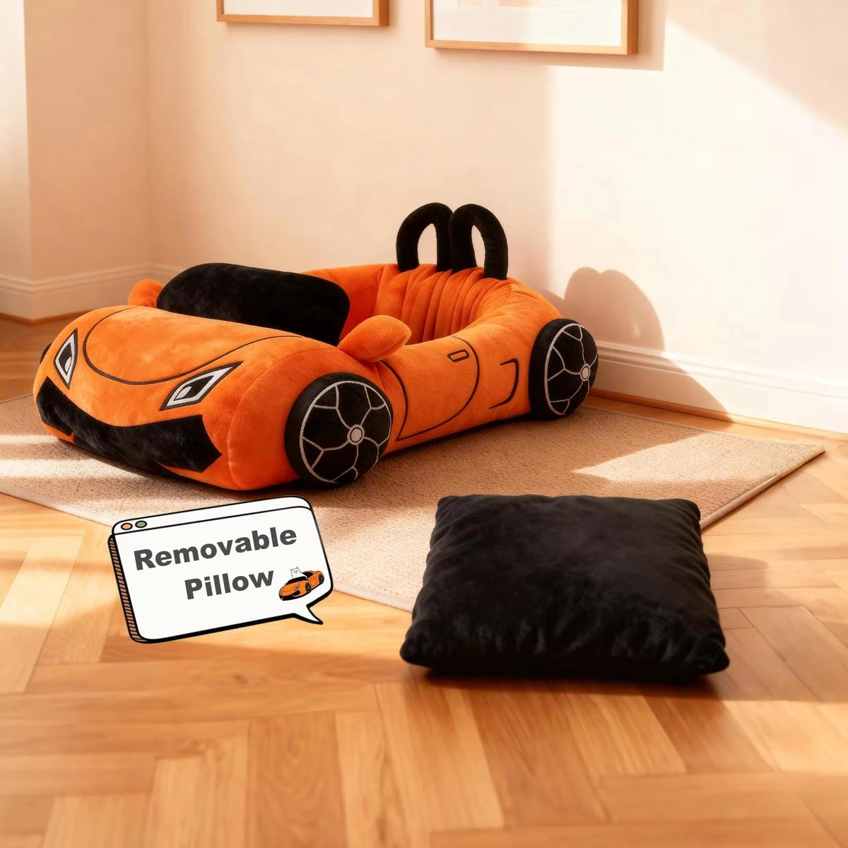 CWV Supercar Cat Bed Soft Cozy Washable Pet Mat for Cats