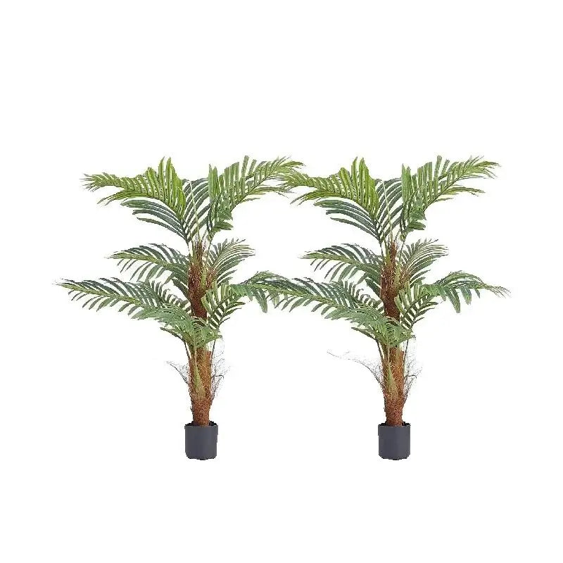Artificial Palm Tree With Stable Base For Home Garden Decor
