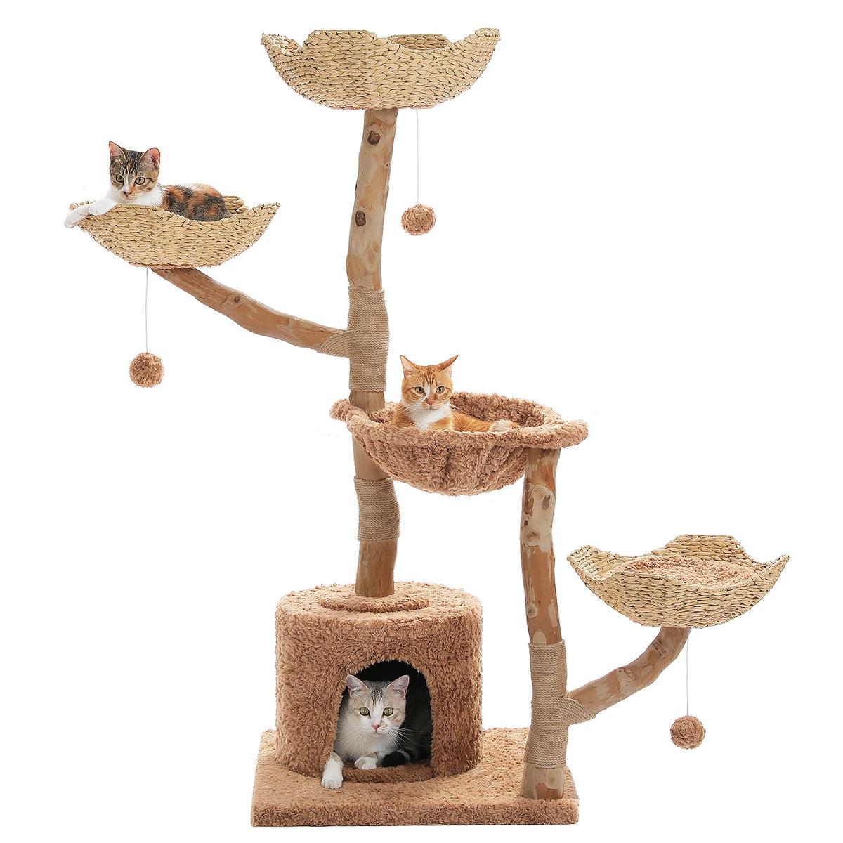 PAWZ Road Multi Level Cat Tree Tower With Scratching Post