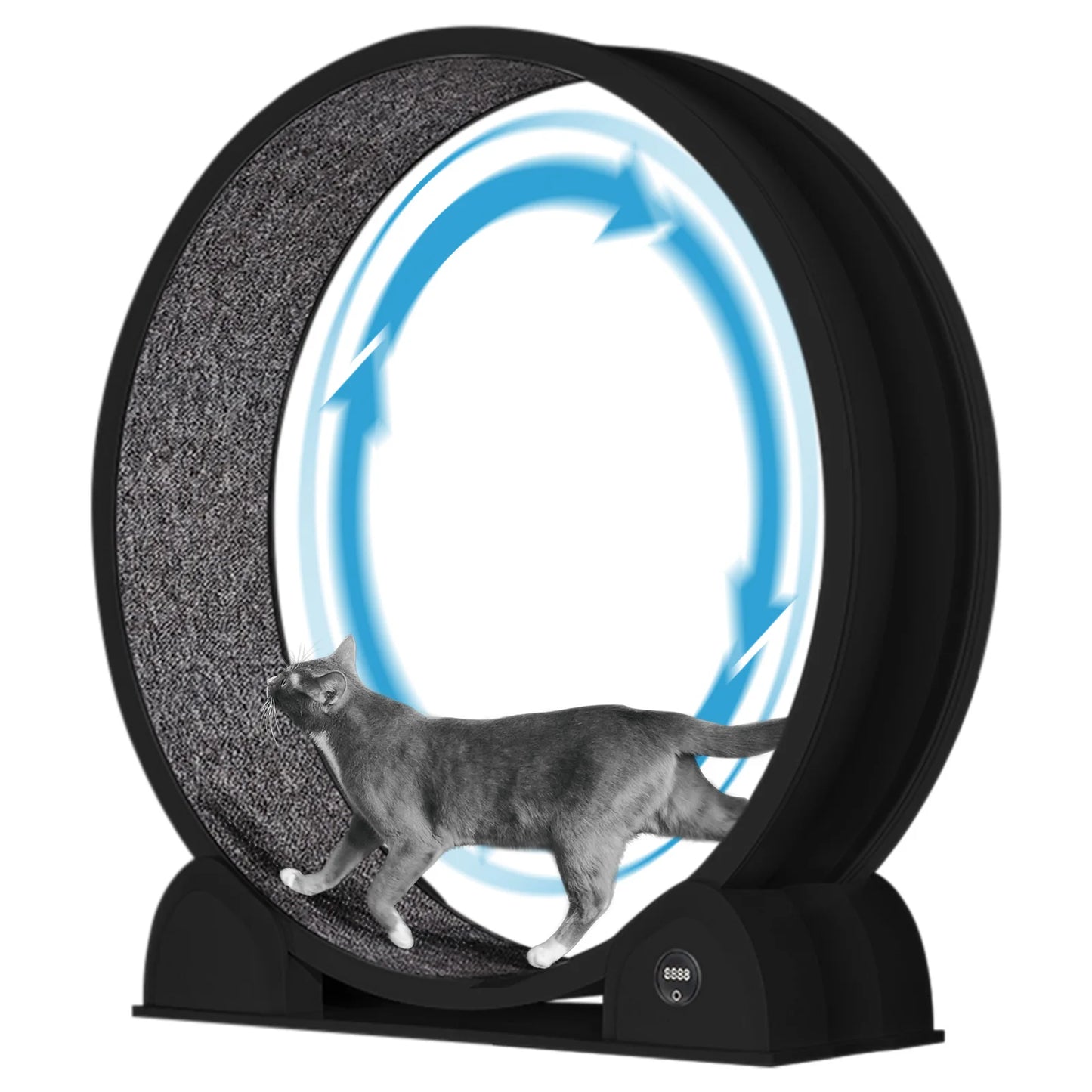 HiMISS Cat Exercise Wheel Large Quiet Running Wheel With Pedometer