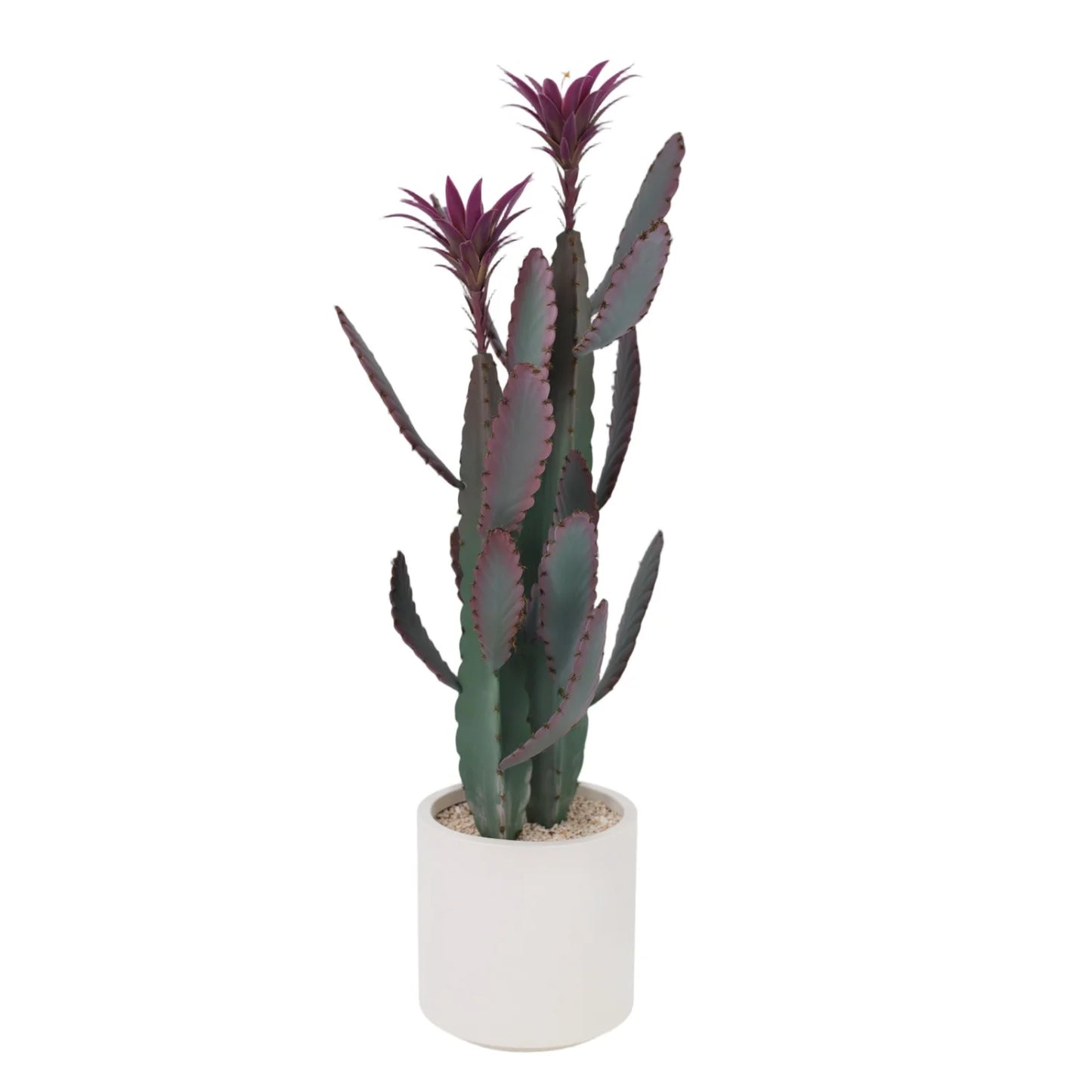 HiMISS Artificial Cactus Plant With Planter For Home Garden