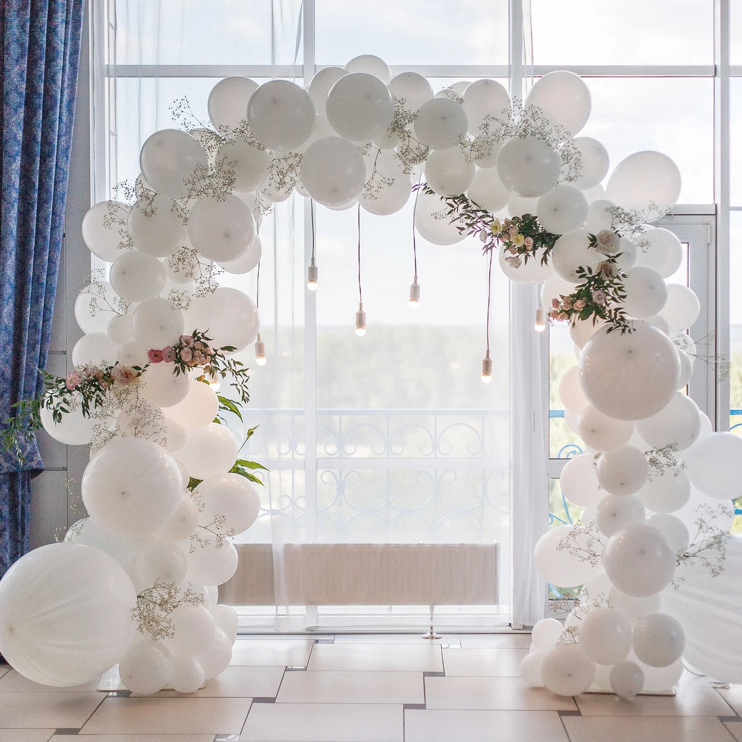 Metal Wedding Balloon Arch Backdrop Stand for Ceremonies