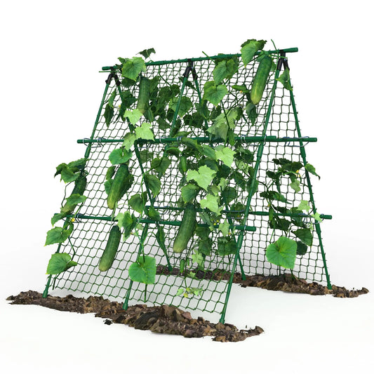 HiMISS Raised Bed Trellis A Frame Garden Support For Climbing