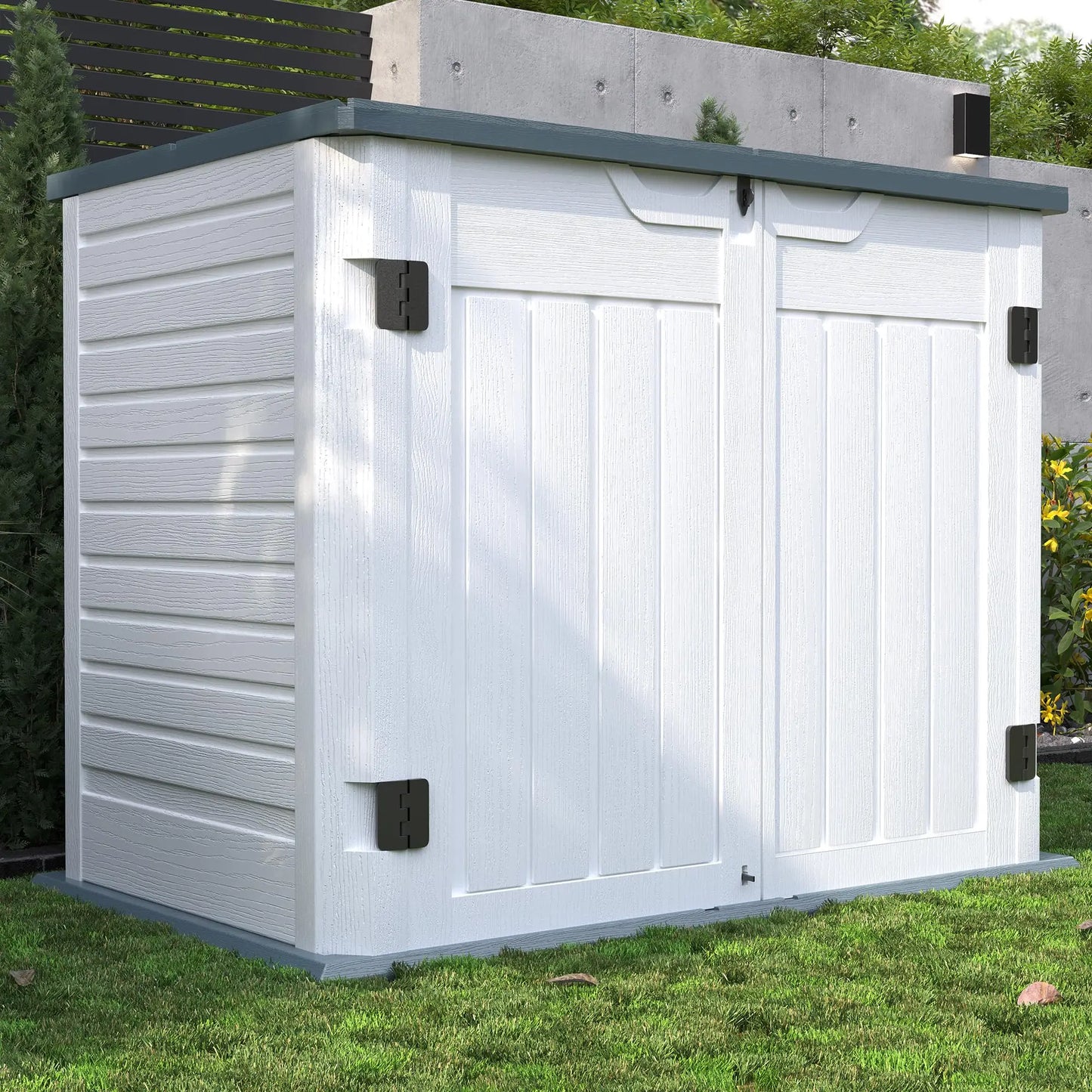 YTYIN UDPATIO Outdoor Storage Shed Cabinet Waterproof