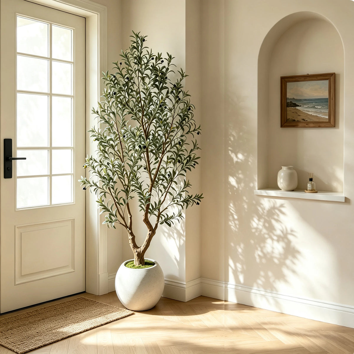 Olitree Artificial Olive Tree With Decorative Planter For Home