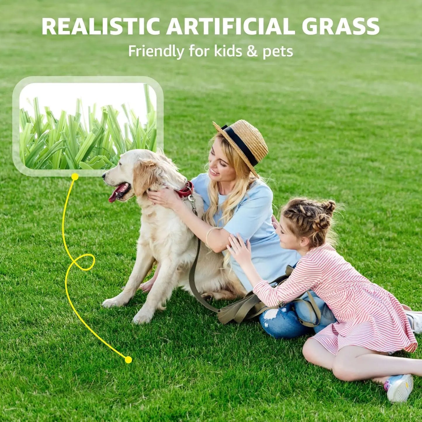 Artificial Grass Roll With Drainage Holes For Dog Potty Training