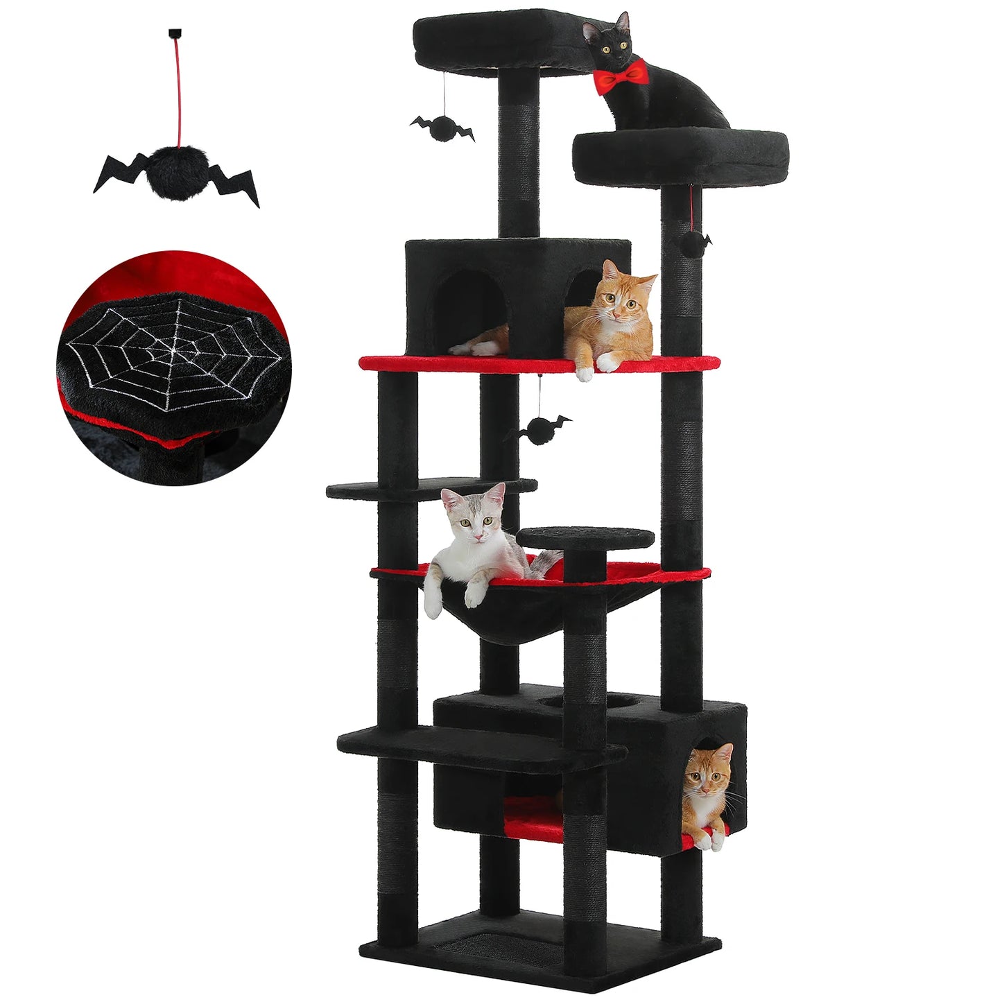 PAWZ Road Cat Tree and Tower for Indoor Cats With Sisal Scratching Posts