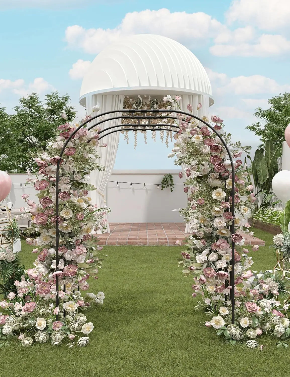 Metal Garden Trellis For Climbing Plants Arches And Pergolas