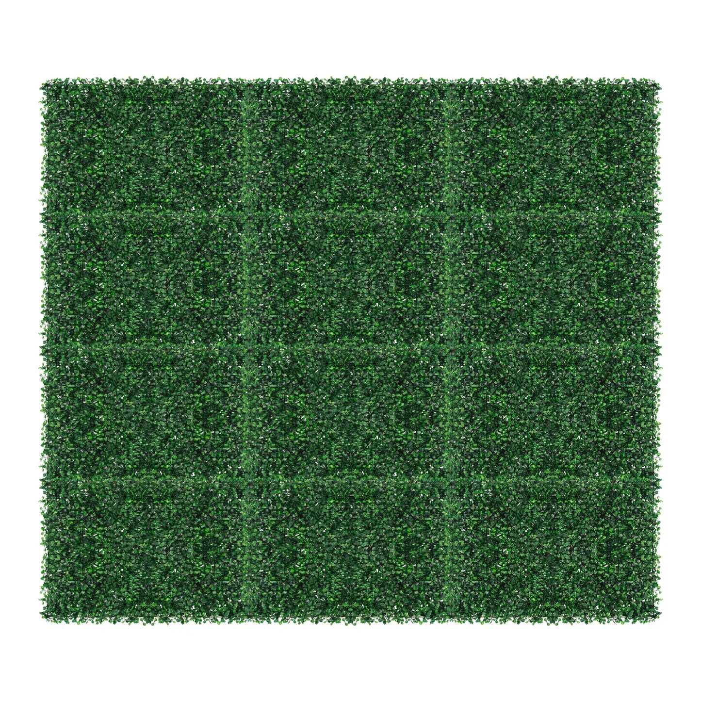 Artificial Grass Mat Panel PE Waterproof Wall Hedge For Indoor Outdoor Decor