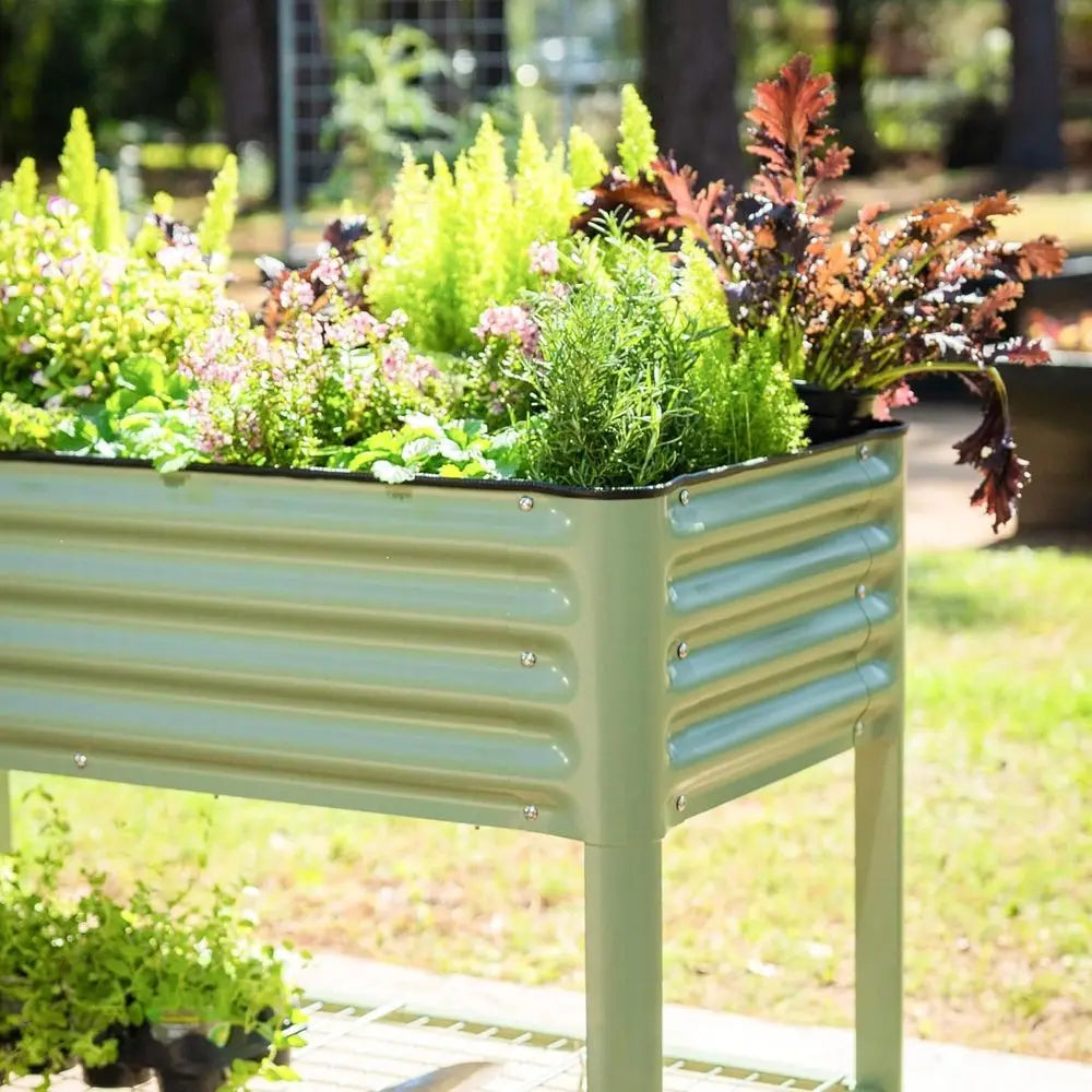 Raised Garden Bed With Legs And Storage Rack 1000 Lb