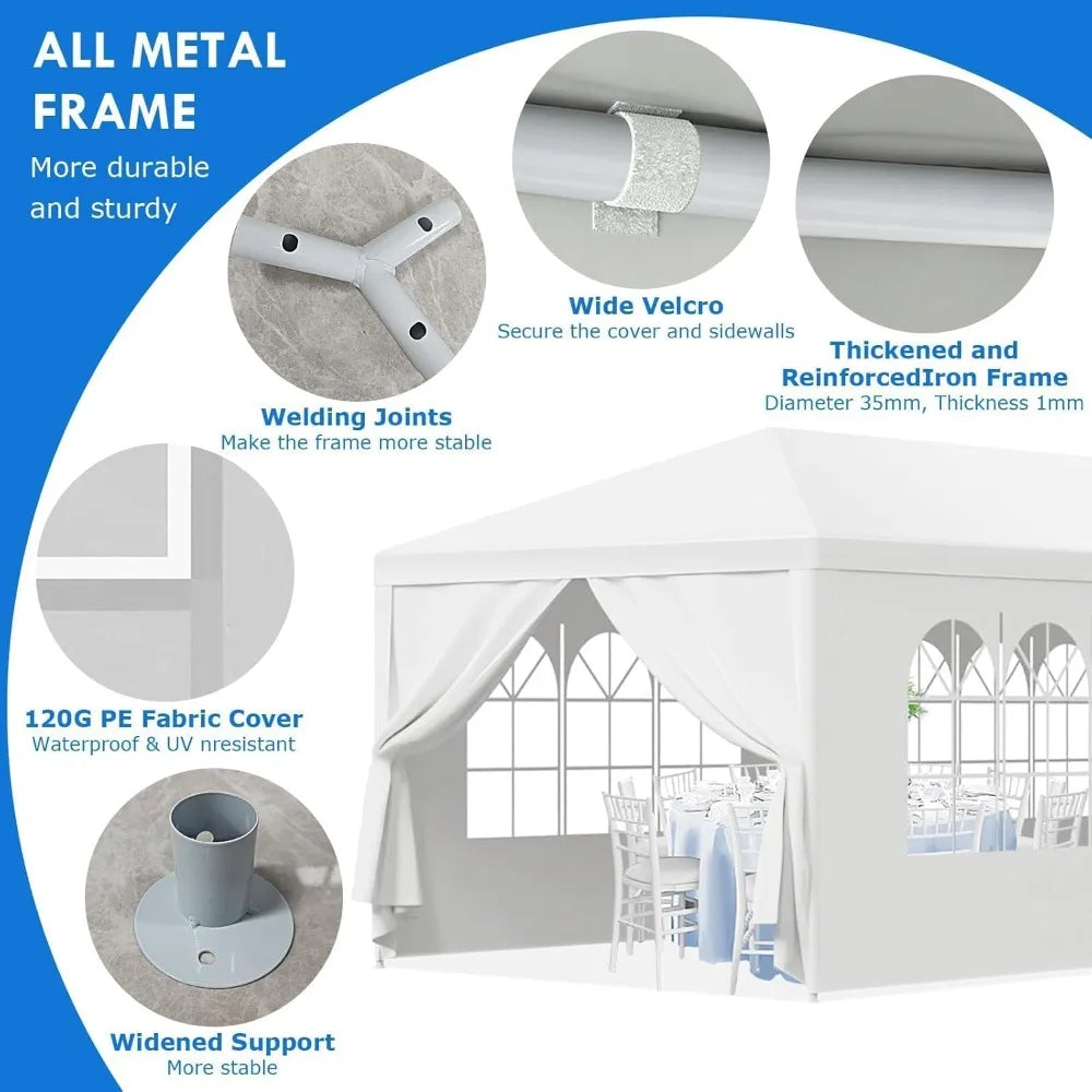 Outdoor Party Tent Canopy With Walls For Weddings And Events