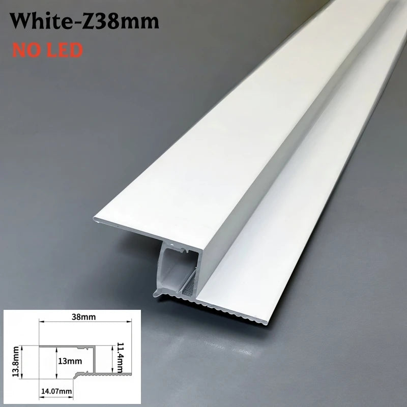 Khelse Recessed Ceiling Shadow Gap LED Aluminum Profile Channel